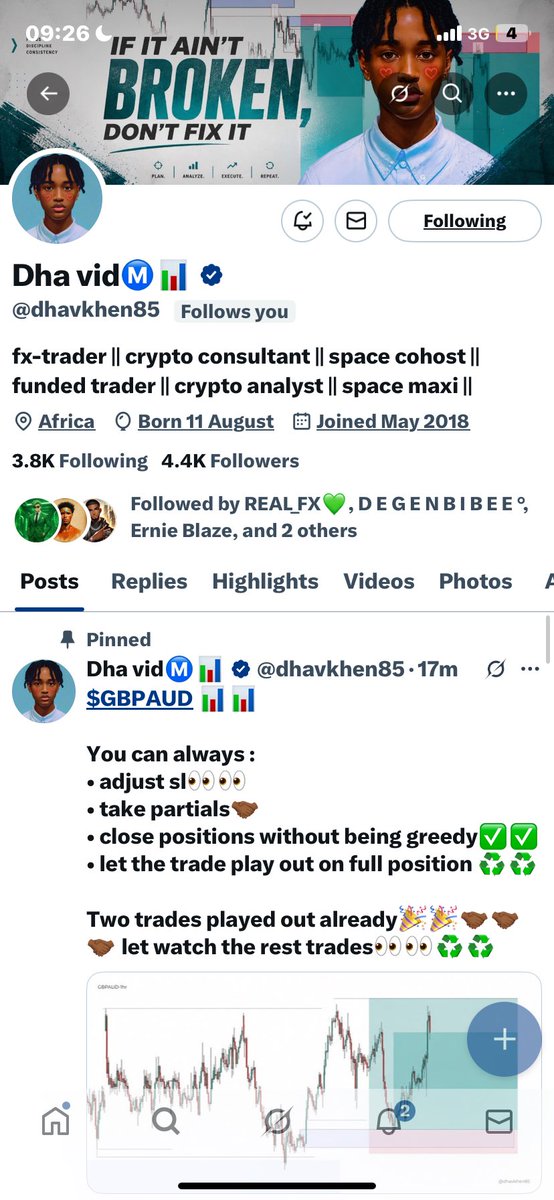 TraderNuel_'s tweet photo. @dhavkhen85 @BlueGuardiancom @GuardianFutures @GuardianTvLive @_REAL_FX @DegenBibee @Ernieblazze @Galaxy_Graphyx 
@AnugwoCharles 
@paski_0419 https://t.co/j7qZacu2Wj