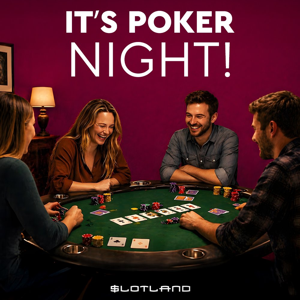 SLOTLAND's tweet photo. New in Worth Reading: “Your Guide to Hosting a Poker Night.” Get ready for a better game night.

18+ only. Play responsibly. Terms apply.

https://t.co/RFLDA1FgVm https://t.co/Xx7IJVudTQ