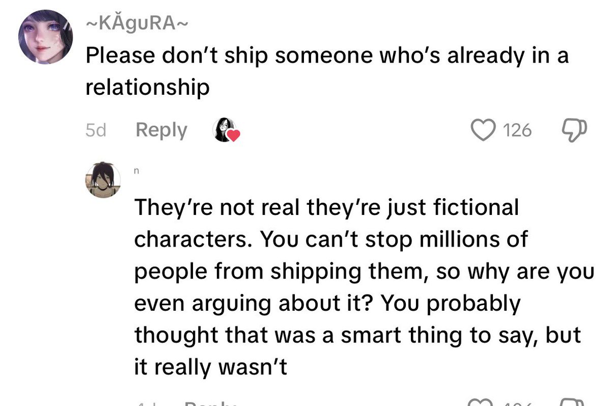 This comment under a zutara post is fr frying meeee