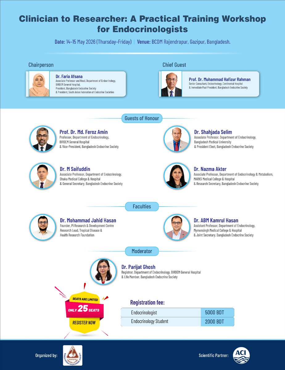 BESENDOBD's tweet photo. Workshop by BES: Clinician to Researcher - A Practical Training Workshop https://t.co/QrPVjx5Utb