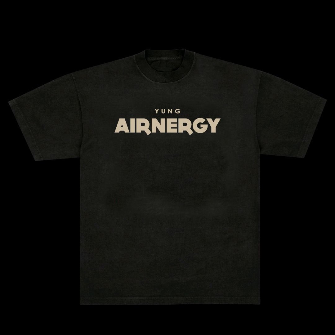 welcometoyung's tweet photo. AIRNERGY × Y U N G APPAREL® 

Where minimal meets power — quiet luxury, loud presence.

Built for the ones who move different… this isn’t just a tee, it’s energy you wear. ⚡🖤

COMING SOON! 

#YUNGAIRNERGY #COLLABO https://t.co/pjwUALy9kl