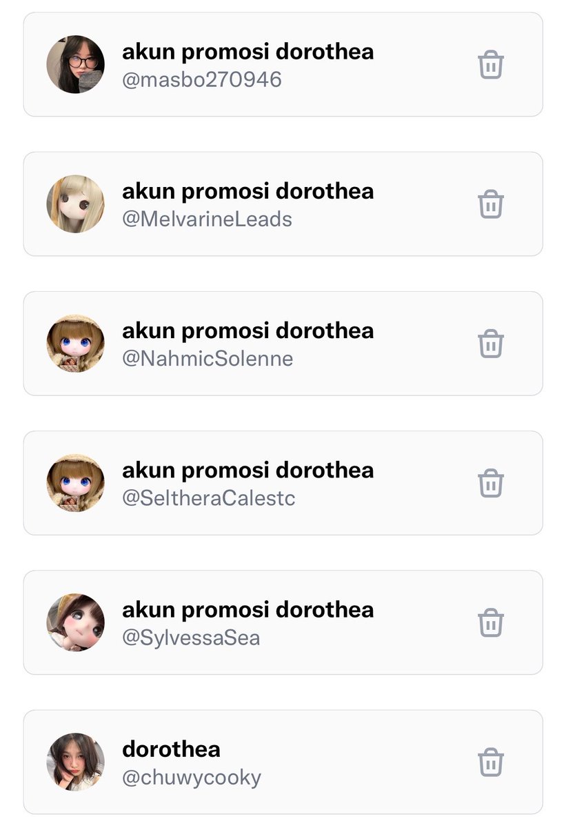 akun promosi dorothea (@rarathecutest) / Posts / X