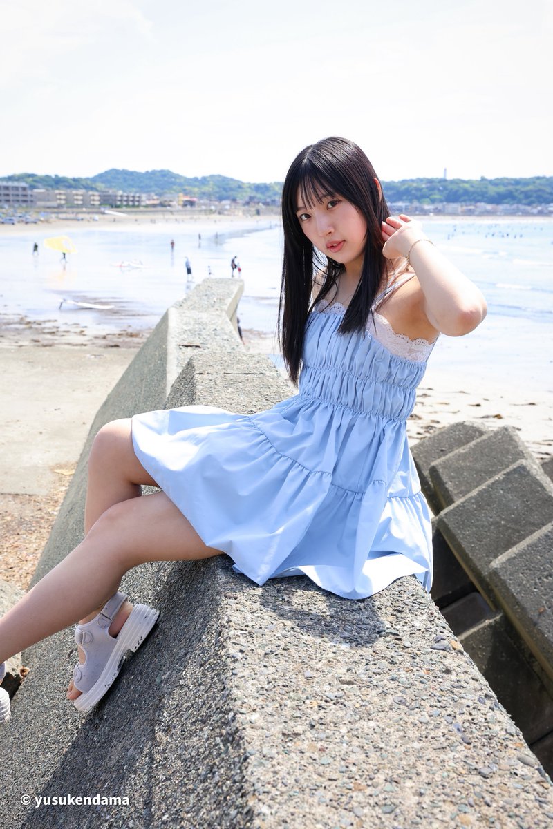 海とともだち! 2026.05.05長谷坂ノ下 model:唯花さん (@OnlyFlower0811) #唯花 #ゆいな