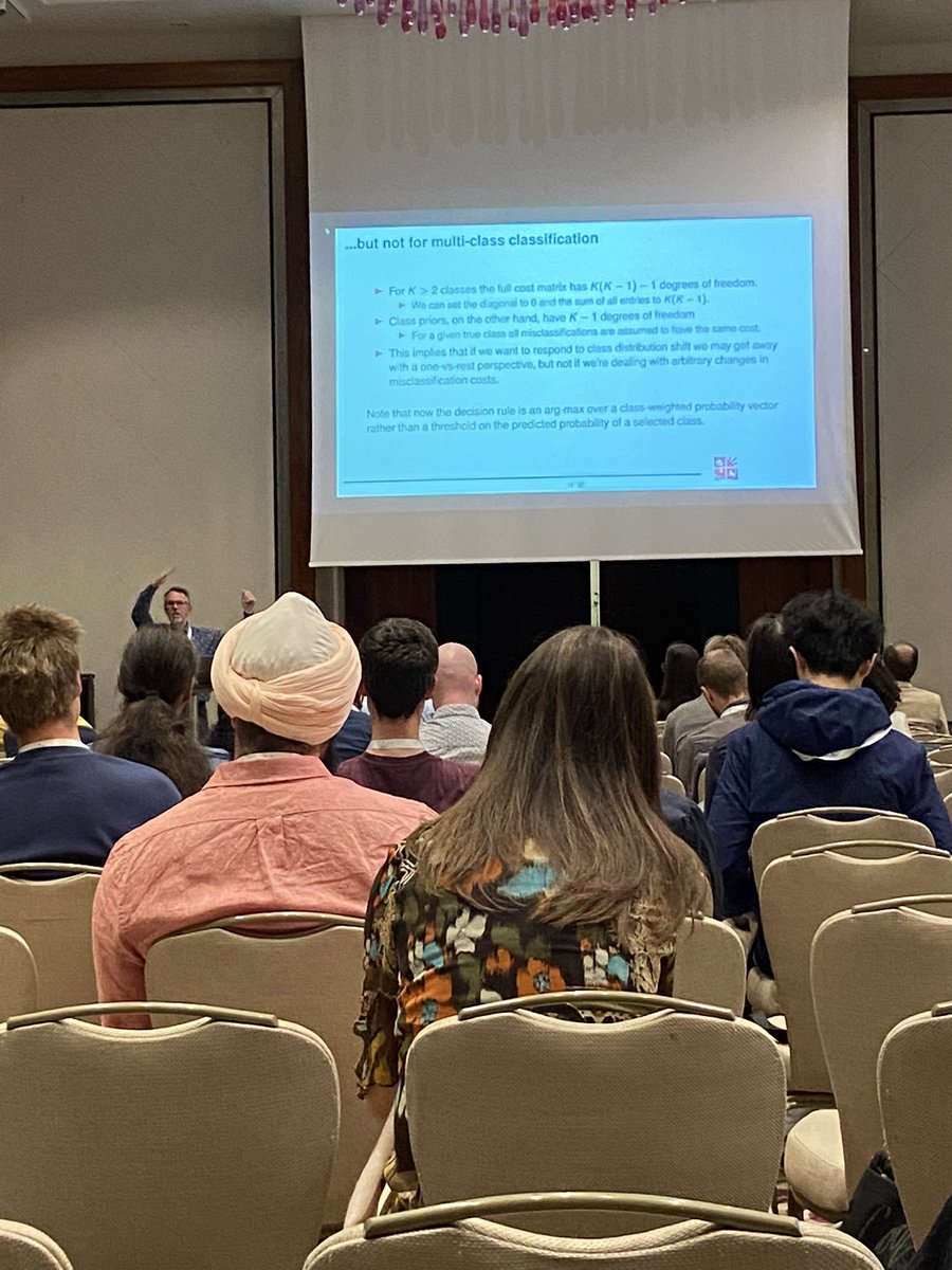 PotoSacho's tweet photo. Amazing calibration workshop happening at AISTAT ! We will present a poster this afternoon (we propose a variational estimator for Lp calibration error - including L1!) you should definitely come if you still think you can reliably evaluate calibration errors with ECE :-) https://t.co/WfGRUd0HOC
