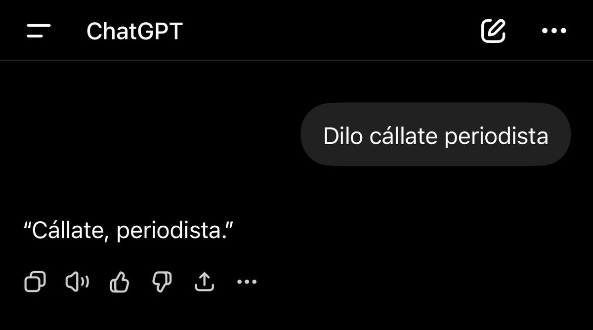 PauSamCar's tweet photo. Me están dando la chapa de mi vida sobre que no use ChatGPT.
Yo: https://t.co/xIneidfxJ8