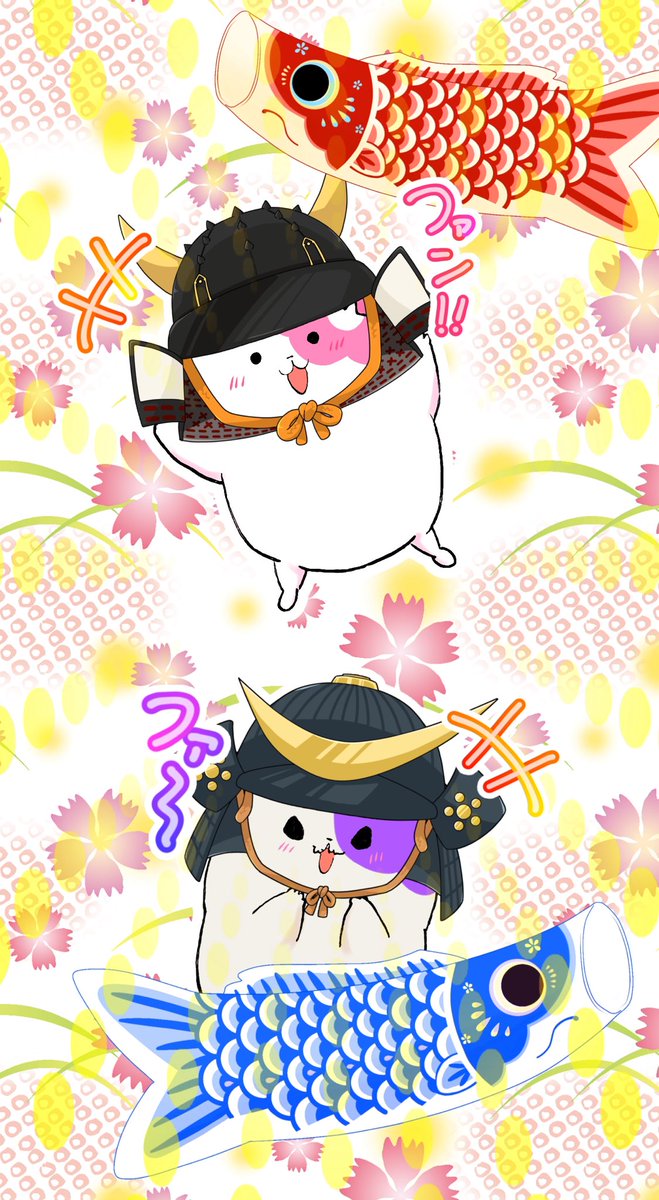 ariceroze's tweet photo. こどもの日カブトinきのこいぬ&amp;プラム🍄　#こどもの日　#きのこいぬ https://t.co/N3n9VDi34c