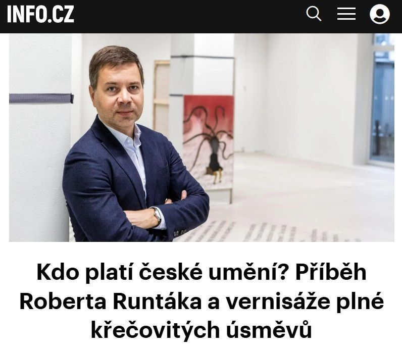 infocz_web's tweet photo. Obrazy krásné, víno výborné — jen úsměvy trochu křečovité. ‼️
Příběh Roberta Runtáka otevírá nepříjemnou otázku: má umění přijímat „krvavé“ peníze?
👉 https://t.co/ixljKDRgOY
#komentar #infocz #robertruntak #exekuce #umeni https://t.co/9ECq7ssu9A
