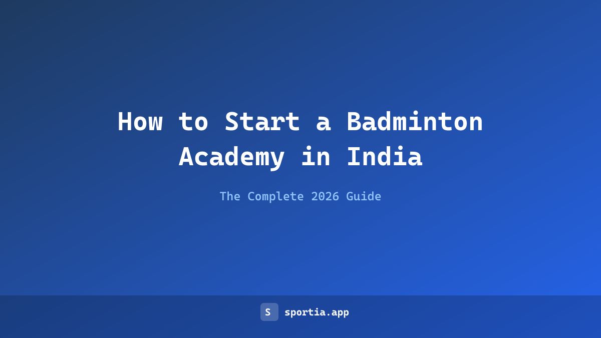 sportiaapp's tweet image. Badminton has the lowest gear cost of any sport. Rs 20K-30K to launch. Indoor = year-round training.

Full guide to starting a badminton academy in India:
sportia.app/blog/how-to-st…

#BadmintonAcademy #SportsIndia #CoachLife