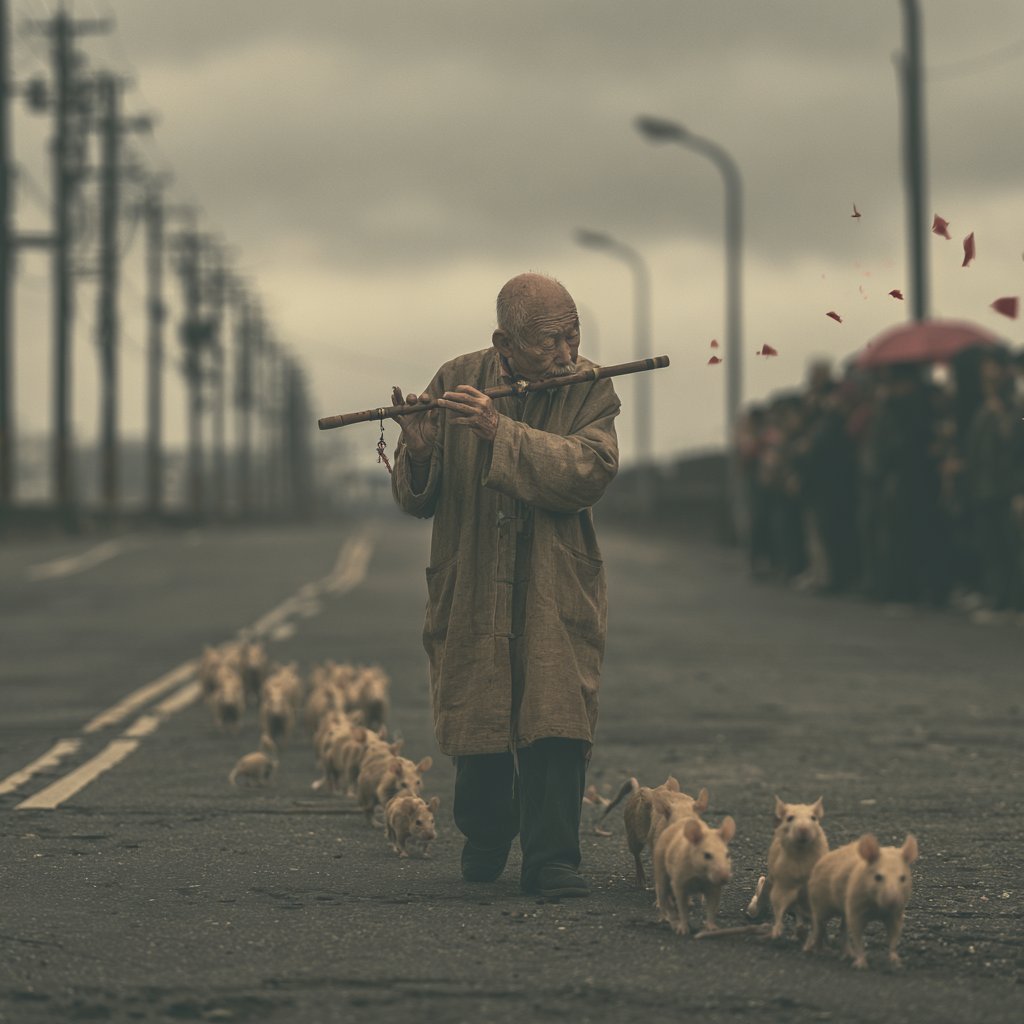 imguoo's tweet photo. Pied Piper of Taipei 🐀

#GenerativeArt #Arttech #AI #AIArt #image #digitalart #midjourney #creator #digitalartwork #digitalartist #artwork #concept #ContemporaryArt #surreal #visual #Pied #Piper #Taipei https://t.co/czauwJG2c5
