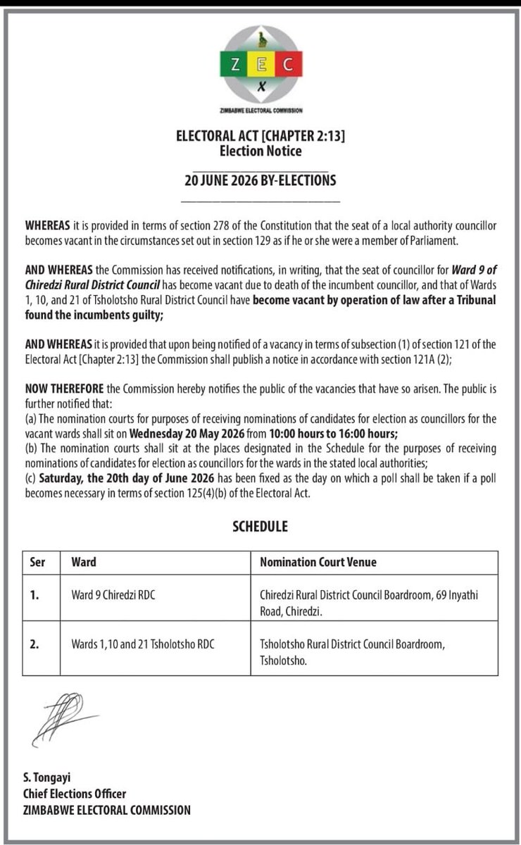 Zimbabwe Electoral Commission tweet media