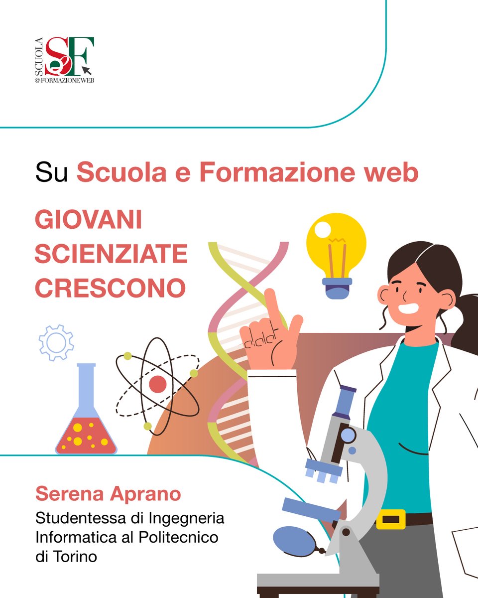 cislscuola's tweet photo. Hai mai sentito parlare di #promptengineer? Sai cosa fa l’AI ethicist?
Sul nuovo numero di #ScuolaeFormazione web, per la rubrica #GiovaniScienziateCrescono, Serena Aprano - studentessa di Ingegneria Informatica al Politecnico di Torino, ci guida nel nuovo mondo del #lavoro sempre più contaminato dall’#intelligenzaartificiale.
Figure professionali nuove, ibride, che uniscono competenze tecniche, etiche e comunicative e che stanno ridefinendo il panorama del mercato del lavoro. Una riflessione ottimista su come l’#AI stia trasformando non solo gli strumenti, ma anche ruoli, responsabilità e opportunità professionali oggi e nel prossimo futuro.
🔗 Leggi l’articolo completo: https://t.co/rv2t6Ymo32
#CislScuola #scienza #innovazione #STEM #donnenellascienza