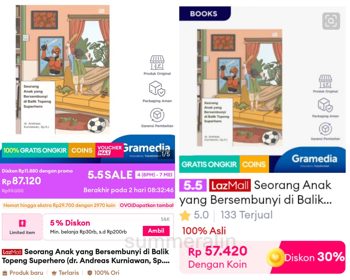 summeralin - Info Diskon Buku tweet media