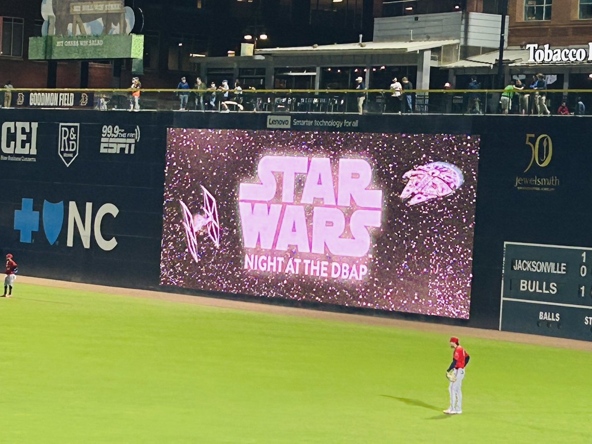 IizukaKiyotaka's tweet image. USA, MiLB, Triple-A International League
Durham Bulls vs. Jacksonville Jumbo Shrimp⚾️🐃🦐
#milb 
#野球 
#baseball 
#starwars