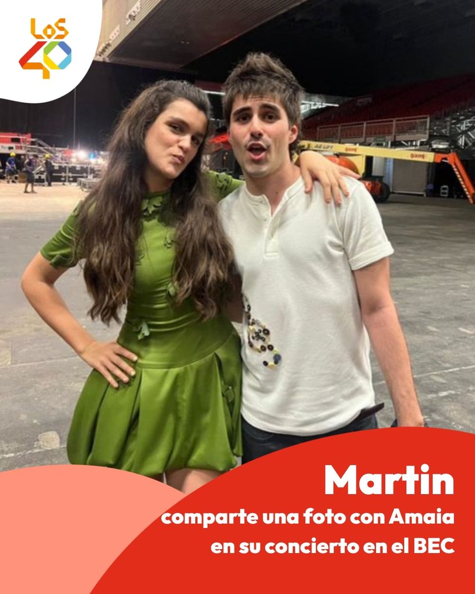 ¡😱El concierto de la Gira de Arenas de Amaia en Bilbao fue mágico y Martin tampoco quiso perdérselo✨!

El finalista de #OT23 ha compartido esta foto en su cuenta secundaria🥰