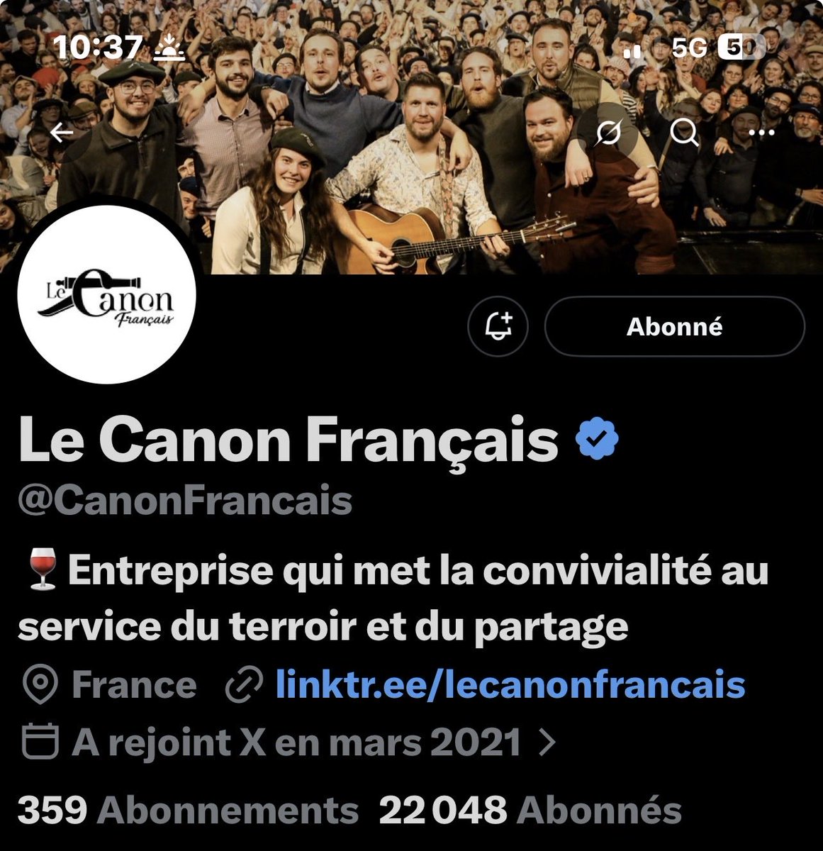 Bcp soutiennent le 
            <a href="/CanonFrancais/">Le Canon Français</a> 🇫🇷
            👉🏻Ce compte mérite un peu plus de suivis 
           👉🏻Si vs êtes d’accord partagez et RT 
#SoutienLeCanonFrançais