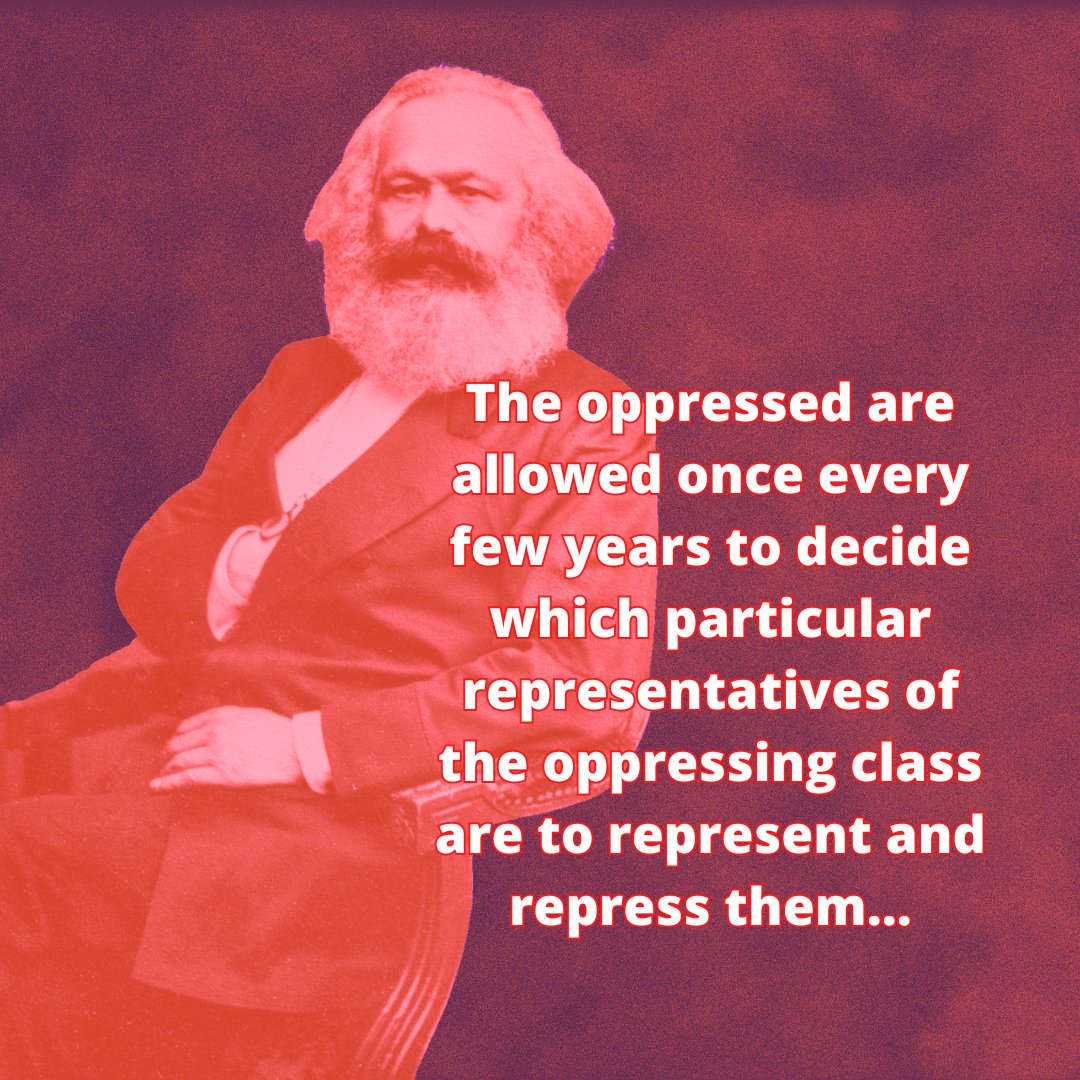 Kabiran_'s tweet image. Karl Marx describing the election results 👇