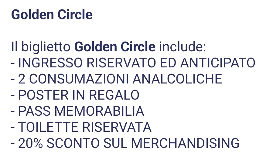 Ni tan mal lo que nos incluye la Golden Circle 🥹