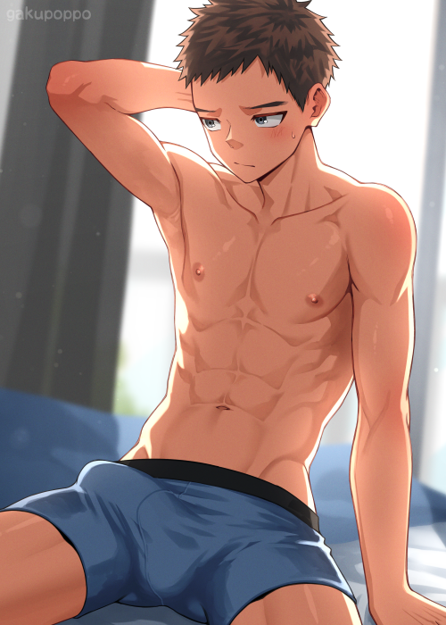 朝から元気