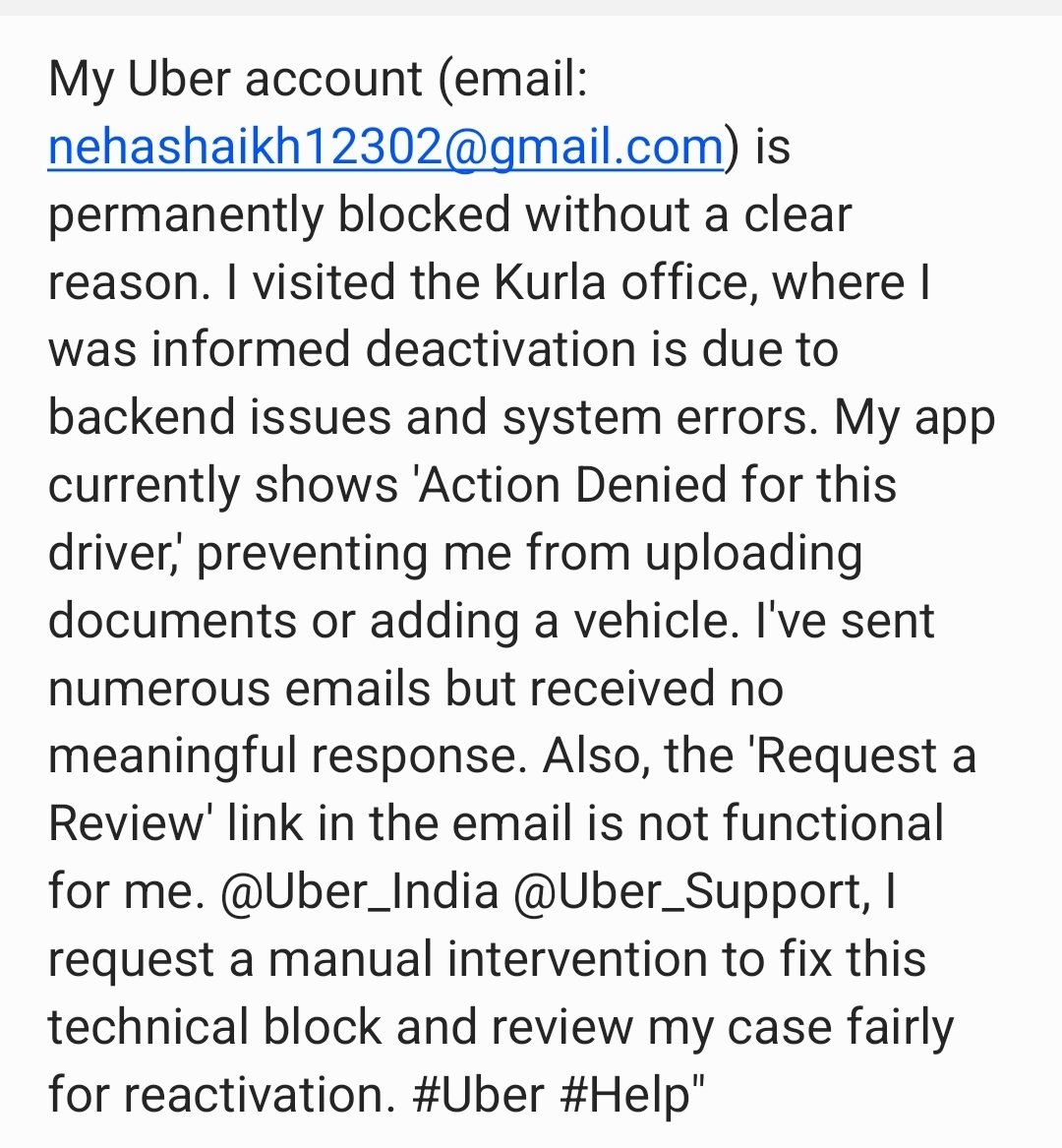 9702951518's tweet image. @Uber_India @Uber_Support @UberIN_Support #Uber #Help"