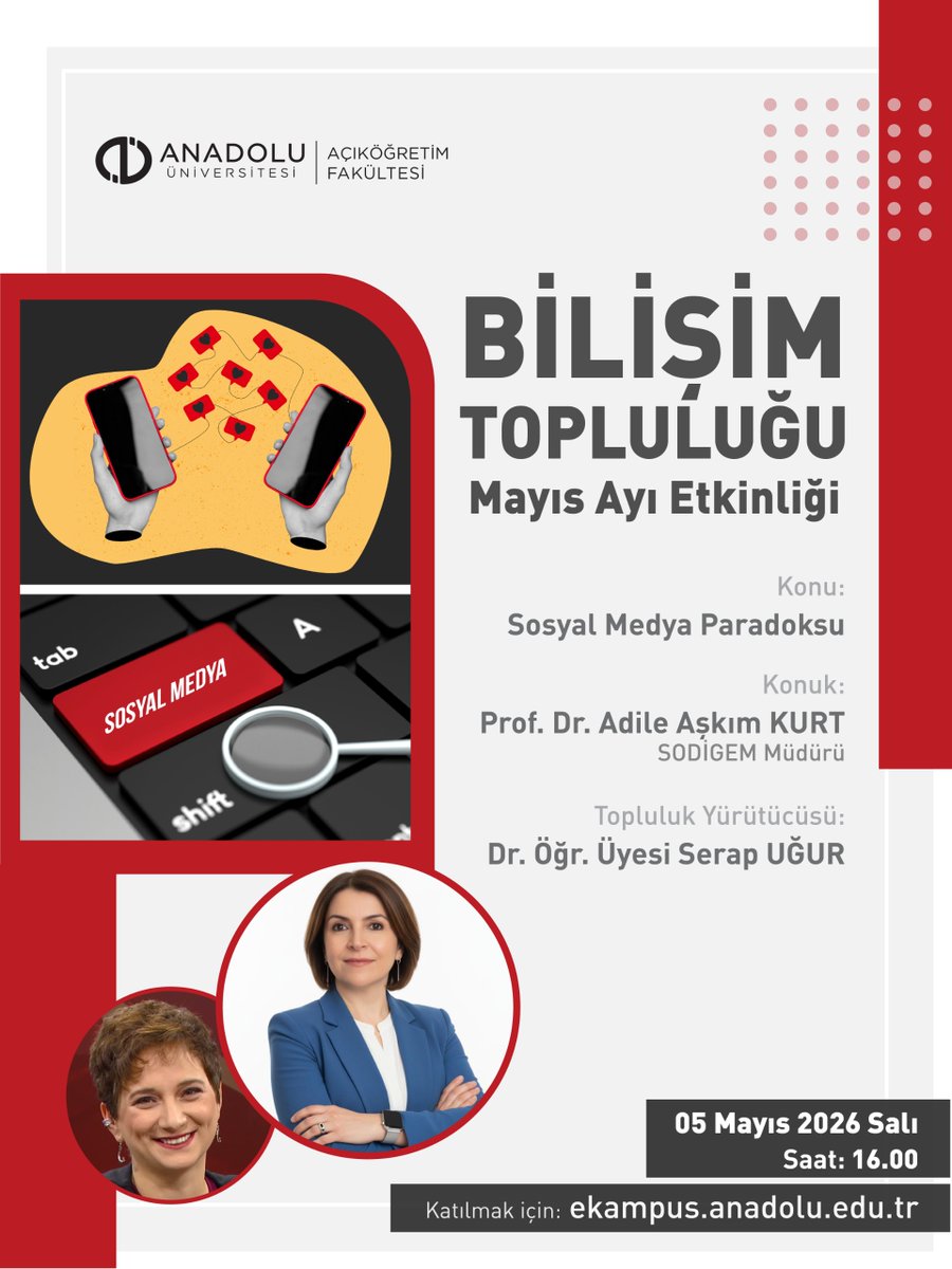 Anadolu Üniversitesi SODİGEM tweet media