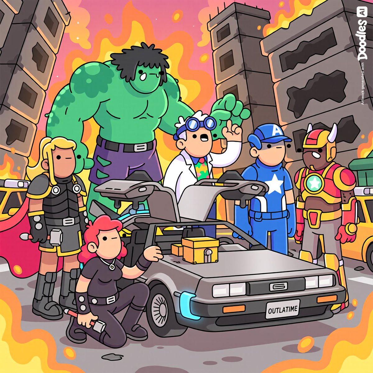 mortty51460's tweet photo. Meet with Avengers 🔥🔥  @doodles https://t.co/r7d7mIVxUv