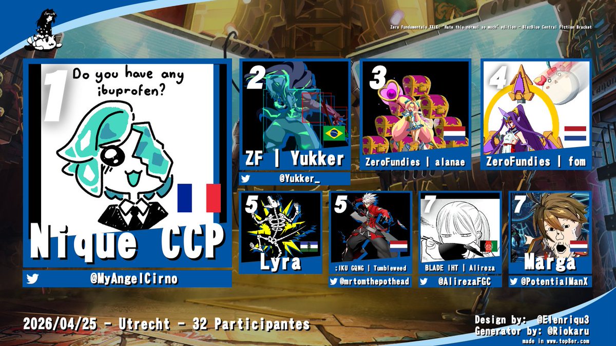 Zero Fundamentals FGC 🇳🇱 ➡️May 30th tweet media