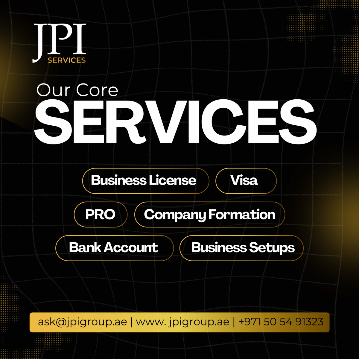 jpiservicesuae's tweet photo. Need a business license in Dubai? We handle everything.

✅ Company Formation
✅ Visa Processing  
✅ PRO Services
✅ Banking Setup

Free consultation → DM or visit @jpiservicesuae 

#DubaiBusinessSetup #UAEEntrepreneur #StartupDubai https://t.co/rNry6OF1BI
