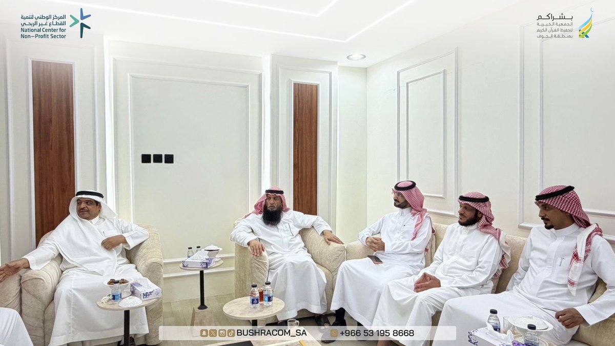 بحضور رئيس مجلس إدارة #جمعية_بشراكم وتشريف مدير مكتب فرع وزارة الرياضة بـ #الجوف، وقعت الجمعية عددًا من #الشراكات_المجتمعية مع الأندية الرياضية بالمنطقة في بادرة حسنة لتعزيز الشراكة في العمل المجتمعي وتماشياً مع مستهدفات #رؤية_2030 في التعاون بين القطاعات وسعيًا من الجمعية في