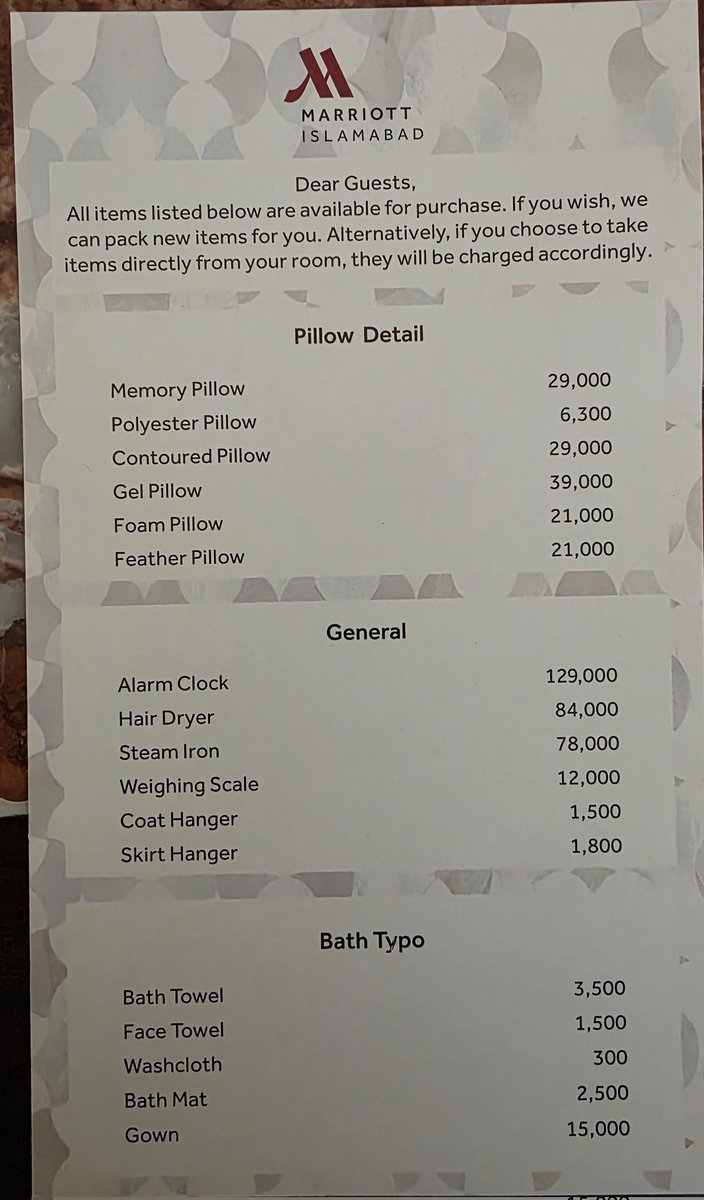 omarsyed8's tweet image. Souvenir Hunters/ thieves amnesty scheme by #marriott thanks for saving us the embarrassment while checking out , #islamabad #hotel #war #caught