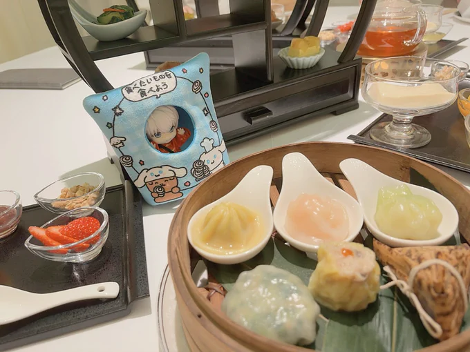 飲茶アフタヌーンティーでアフター!豆花 売り子お手伝いしてた~!! 会えた方ありがとうございました 今日はまだゲームする元気あるすごい