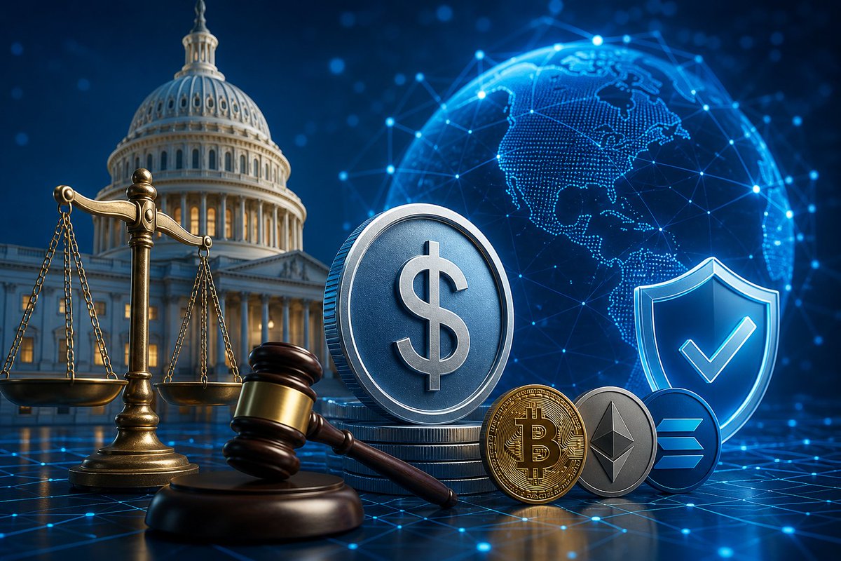 gofajardom's tweet image. La regulación sigue avanzando 👀
📊 Polymarket da un 62% de probability de que CLARITY Act se apruebe en 2026
👉 Clave del borrador:
❌ Prohibir intereses tipo “yield” en stablecoins
✅ Permitir incentivos por uso de red
📅 Próximo paso: comité en mayo

#Crypto #Regulation #BingX