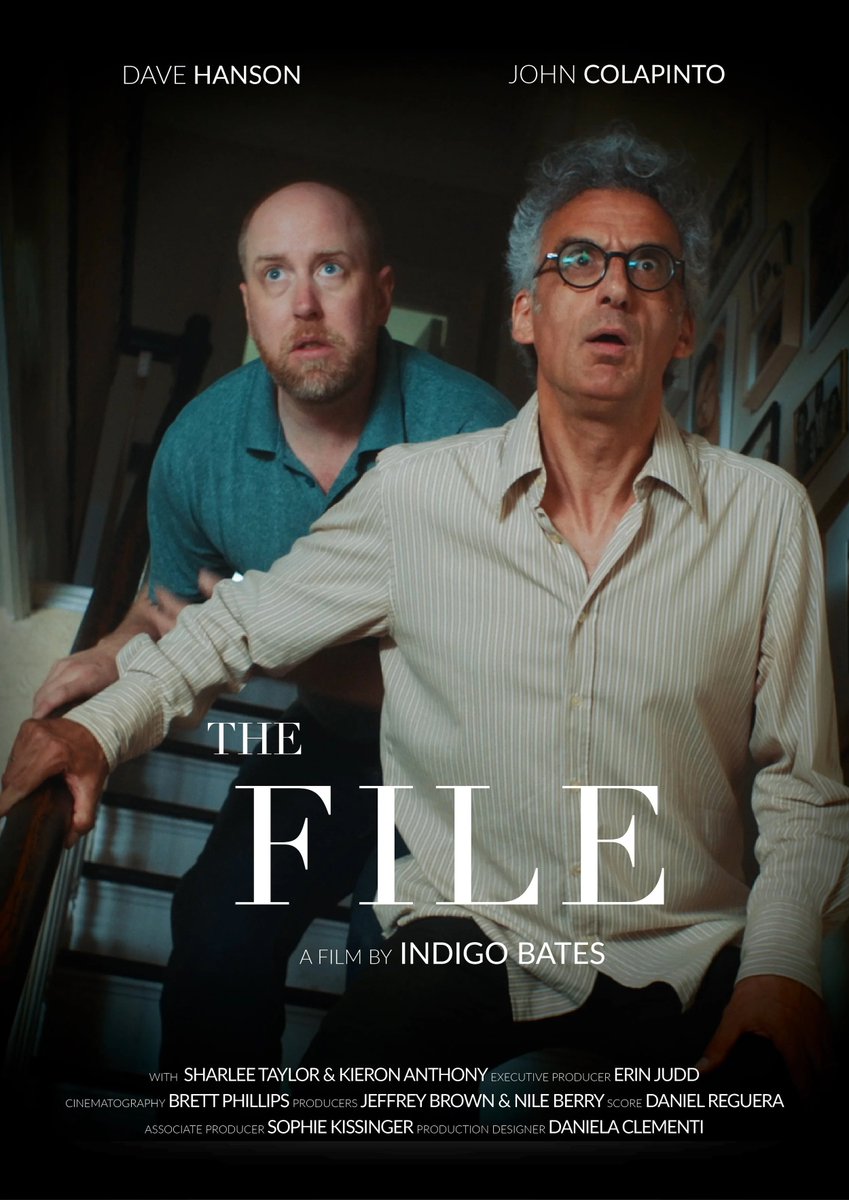 QueersInShorts's tweet photo. “The File” directed by Indigo Bates
Screening on Thursday, 7th May

A couple are at loss when their therapist of over 20 years dies. While Paul’s relieved at the opportunity of a blank slate, Scott manages to convince him to break into the old therapist’s house to get their file https://t.co/ErJFFLF076