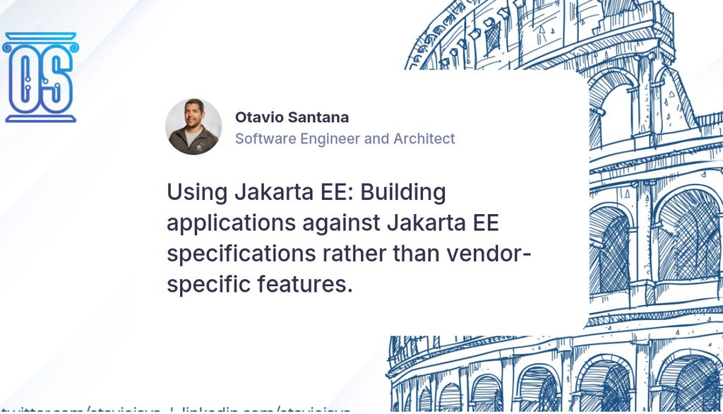 otaviojava's tweet image. Using Jakarta EE: Building applications against Jakarta EE specifications rather than vendor-specific features.

Read the full article: Jakarta EE Glossary: The Terms Every Java Engineer Should Actually Understand
▸ lttr.ai/Aqy15

#Java #JakartaEE #OpenStandard
