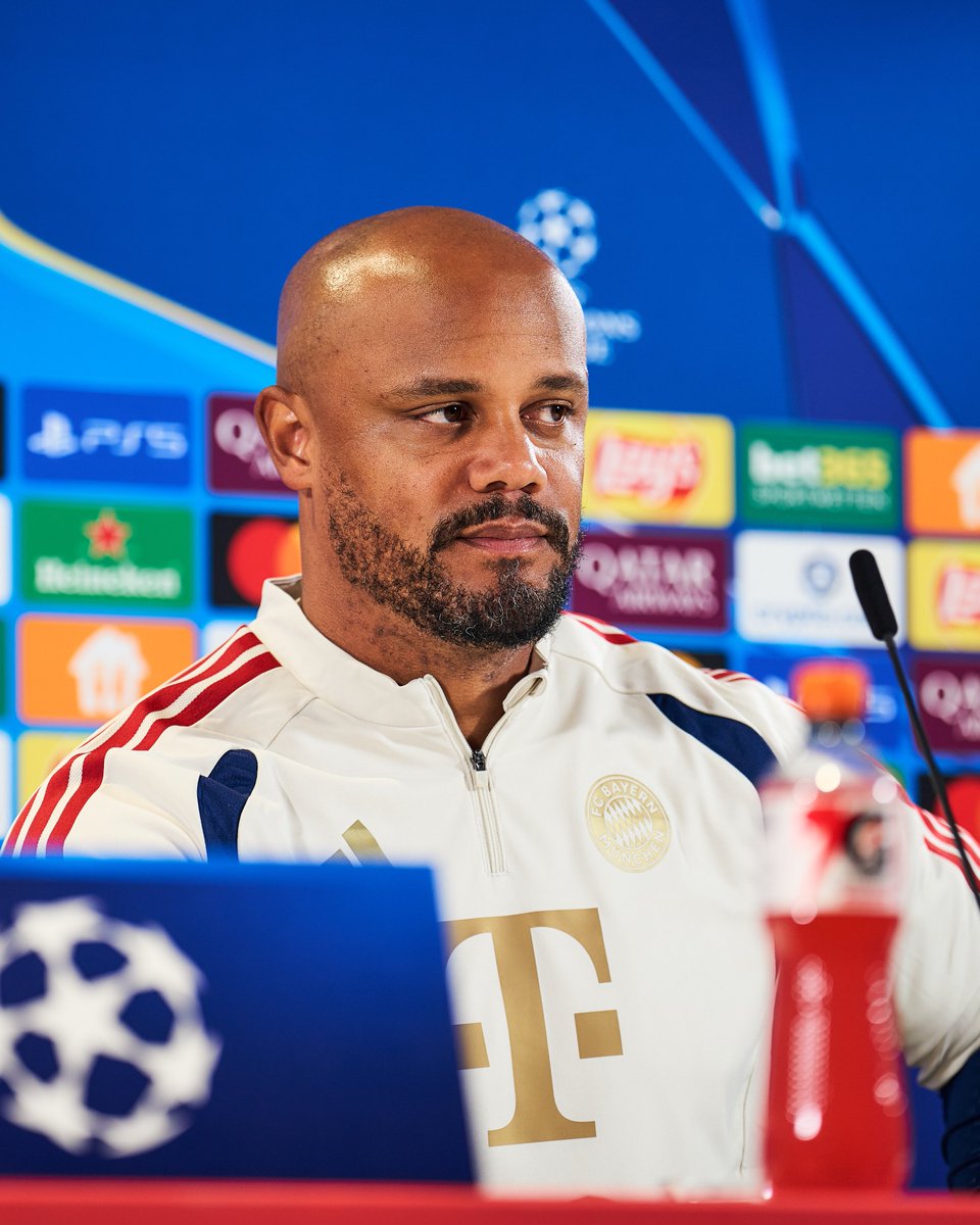 FCBayernEN's tweet photo. 🗣️ 𝗩𝗶𝗻𝗰𝗲𝗻𝘁 𝗞𝗼𝗺𝗽𝗮𝗻𝘆 𝗼𝗻 𝘁𝗼𝗺𝗼𝗿𝗿𝗼𝘄 💬

"With me, inner calm prevails. I try not to let the emotions from the game play a role too early. And I'm already thinking about what the last sentence could be to motivate the team one more time." https://t.co/A4Fvxfl6mY