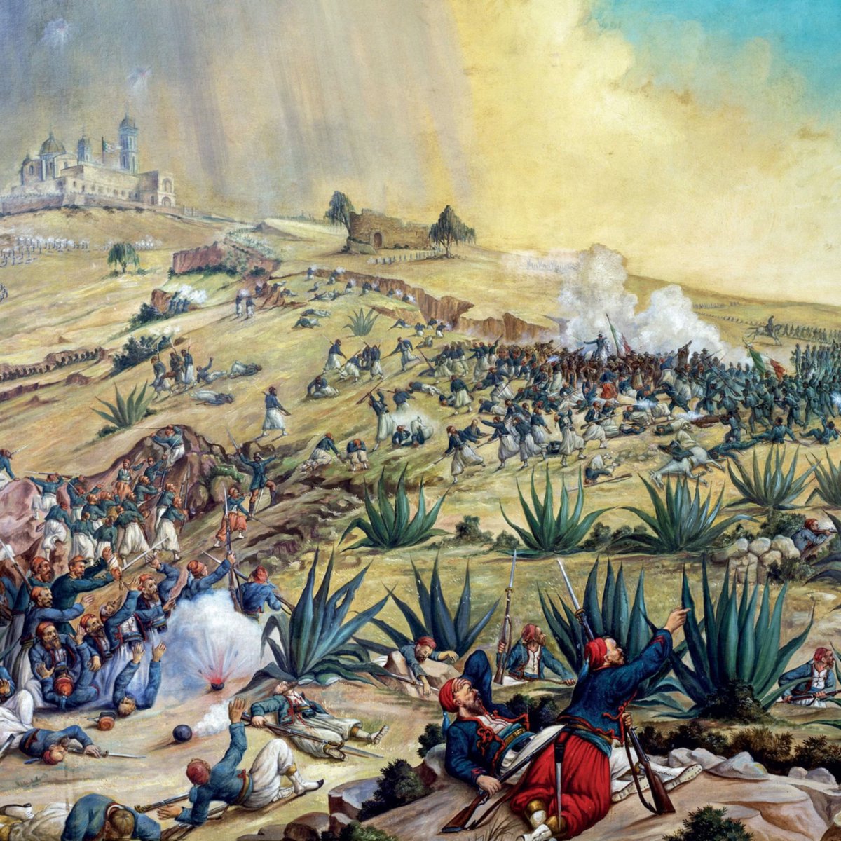 interesting_aIl's tweet photo. On this day 164 years ago, the Mexican army defeated invading French forces in the Battle of Puebla

Mexicans now celebrate every year on the fifth of May, or Cinco de Mayo https://t.co/1DFjVApeoi
