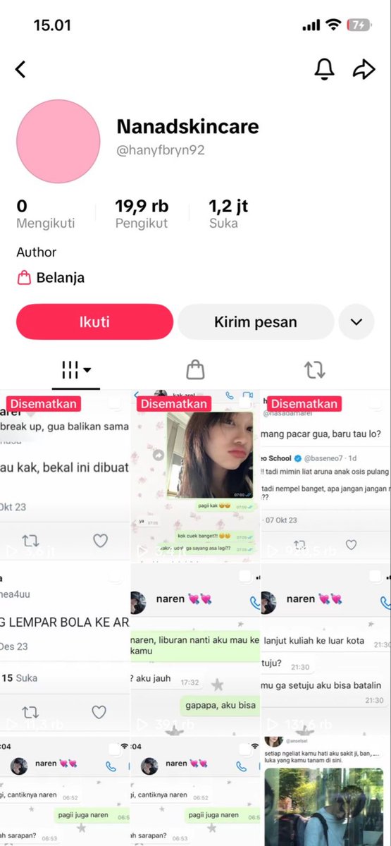 lulimollii's tweet photo. SCAM / PENIPUAN
HELP RT💢
KATANYA JUAL AKUN TAPI PAS UDAH DI TF MALAH KENA SCAM NI ADA YANG TAU AUTOR INI GA GUYS  BAHAYA BNGT BUKAN MASALAH NOMINAL YA TANGGUNG JAWABNYA DIMAA
#penipuan #scam #zonauangㅤ #zonajajan #viral #nipu #viralscam https://t.co/aXufXJtN9C