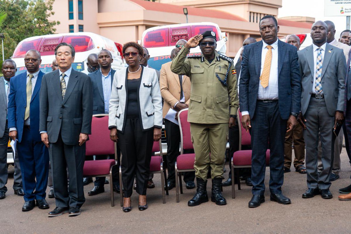 JaneRuth_Aceng's tweet photo. The 7 fire trucks have been handed over to the @PoliceUg to enhance response to fire emergencies.This timely support will strengthen our emergency medical services particularly in hard to reach areas. We deeply appreciate the People of Japan for their support to the health system https://t.co/mJldT8aSnD