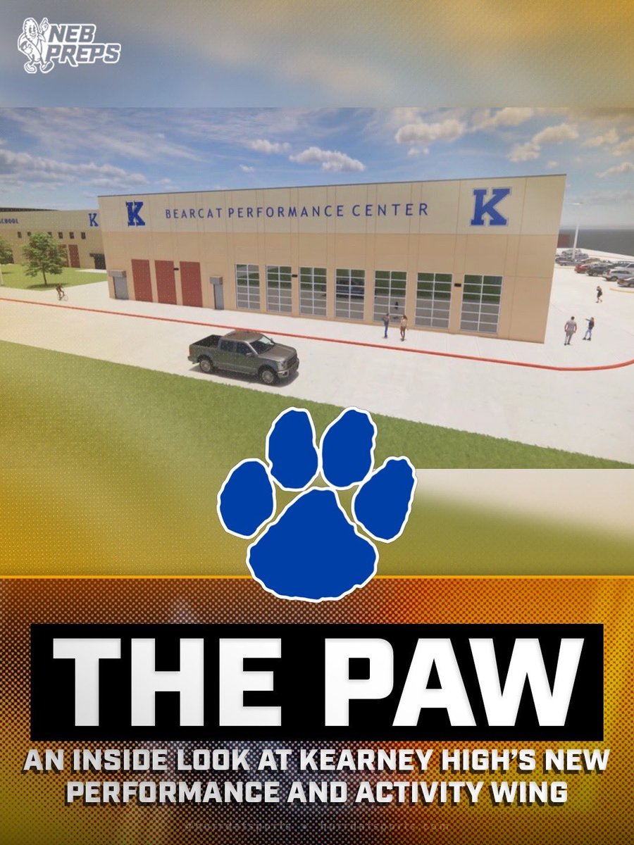 THEnebpreps's tweet photo. Introducing: The Paw 🐾

Kearney High is getting the ultimate upgrade, adding 28,704 square feet of space for its growing programs 💪

🧵(1/4) https://t.co/HYu3wUcqp9