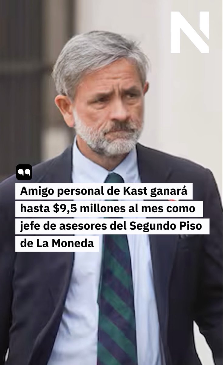 <a href="/biobio/">BioBioChile</a> <a href="/charolastar/">CLAUDIO</a> Gobierno del <a href="/PresidenteKast/">José Antonio Kast Rist</a> ingresa proyecto por sueldo mínimo de $7.546.-

MIENTRAS SU AMIGO PERSONAL...

Cuál será la opinión de la vocera <a href="/marasedini/">Mara Sedini</a>  ?