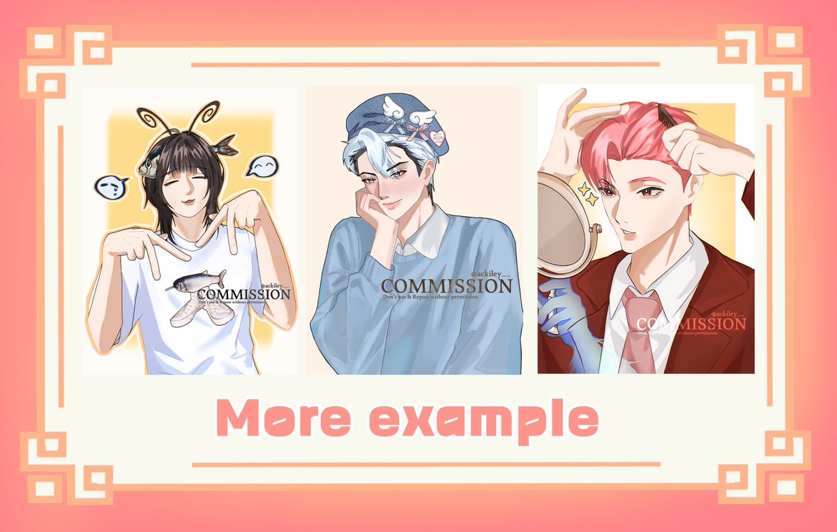 ackiley__'s tweet photo. ‼️ COMMISSIONS OPEN ‼️

My commission sheet is updated!
RTs are greatly appreciated 💙
IDR/USD

You can contact me via:
✧ Twitter DM
✧ IG: @/ackiley__
✧ TikTok: @/yellica #commissionart
1/2 https://t.co/sFgLhSrWu9