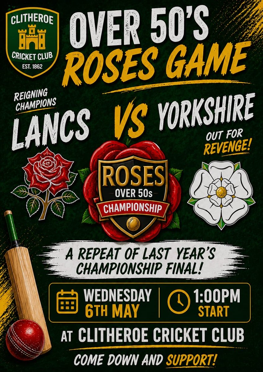 Clitheroe Cricket Club 💚💛 tweet media