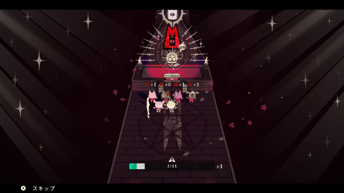 KAZUKI19_Jp's tweet image. 積みゲー消化月間とする！！
途中で飽きる可能性もあるが…。　

1本目
【Cult of the Lamb】
教祖となり教団を運営しながらダンジョンを潜り強化していくスローライフアクション！
途中で投げてたので最初から！

カルト教団
-ハッチポッチステーション-爆誕。

#CultoftheLamb 
#XboxShare