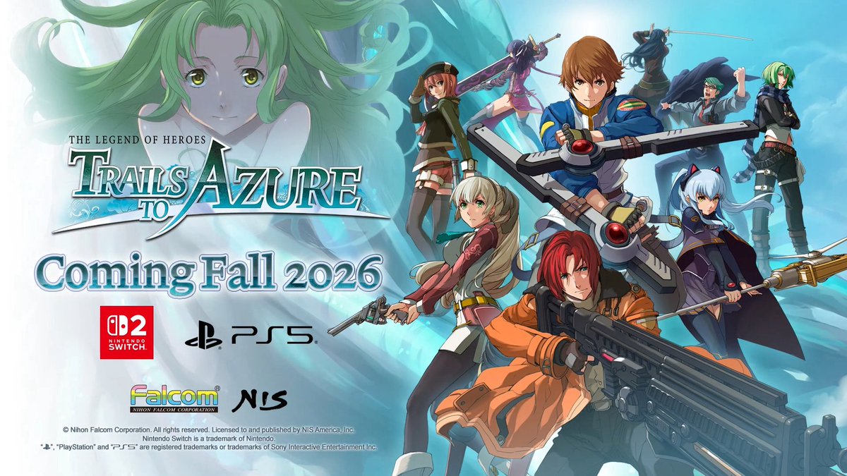 Se acaba de anunciar que en este próximo otoño podremos jugar a Trails from Zero y Trails to Azure también en Switch 2 y PS5. Estas nuevas versiones contarán con mejor rendimiento y resolución.