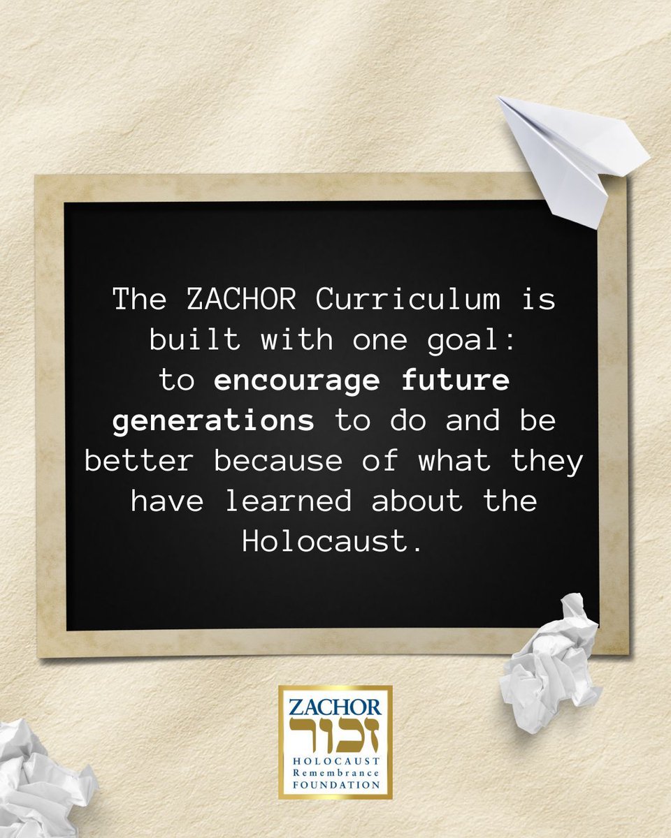 zachorfdn's tweet image. Seven lesson plans. Videos, photographs, and activities built around the testimony of Holocaust survivor Ben Lesser.

Free for educators. zachorlearn.org

#HolocaustEducation #ZachorFoundation #NeverForget