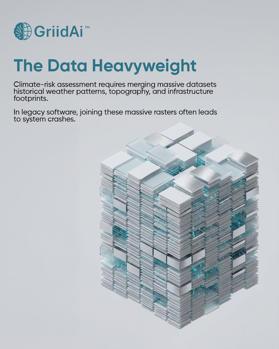 GriidAi_'s tweet image. Climate-risk modeling shouldn’t crash your machine.

With GriidAi, describe the model you need and let the cloud handle the heavy GIS work.

No Python. No desktop limits. Just faster insight.

#ClimateRisk #GIS #GeoAI #GriidAi