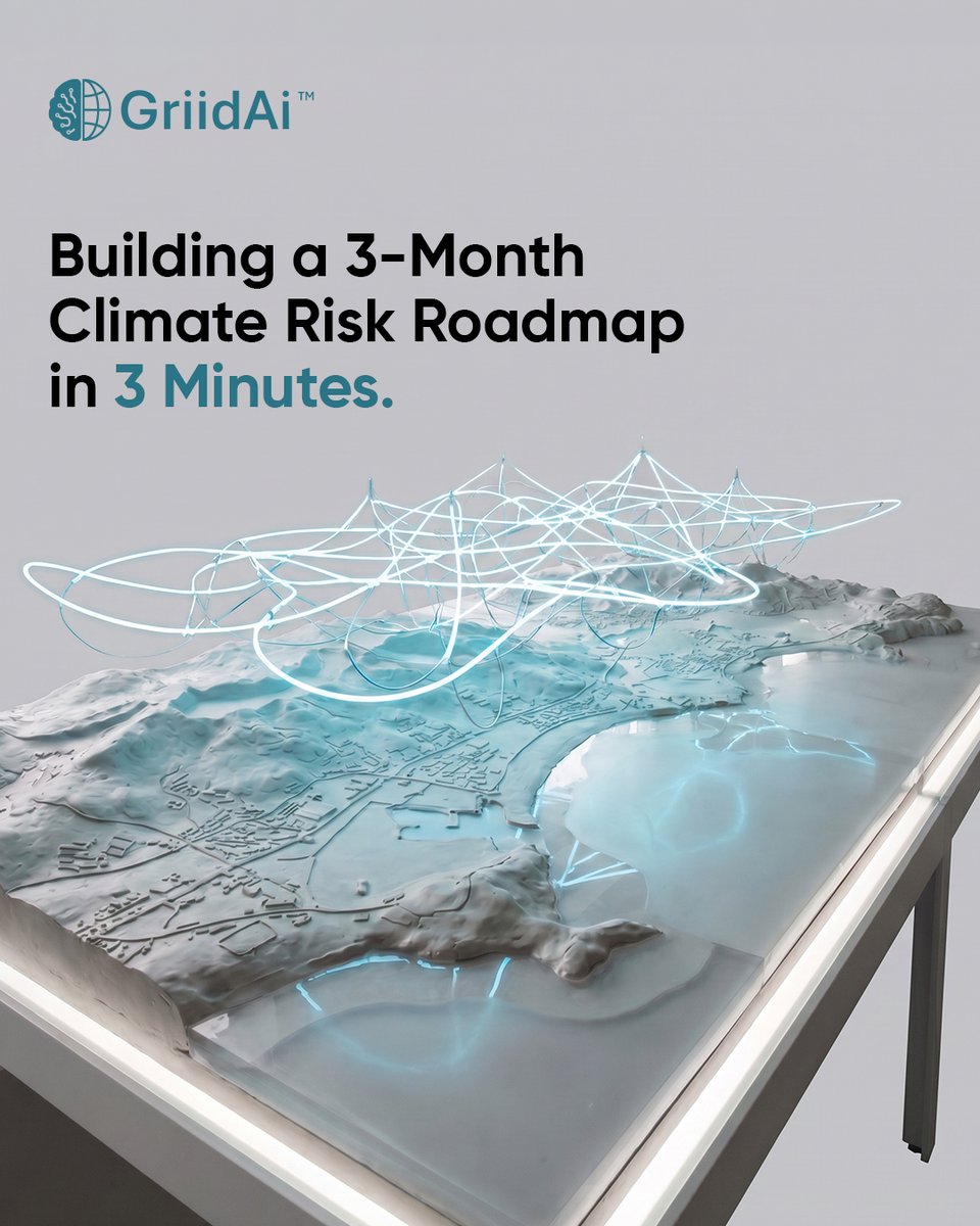 GriidAi_'s tweet image. Climate-risk modeling shouldn’t crash your machine.

With GriidAi, describe the model you need and let the cloud handle the heavy GIS work.

No Python. No desktop limits. Just faster insight.

#ClimateRisk #GIS #GeoAI #GriidAi