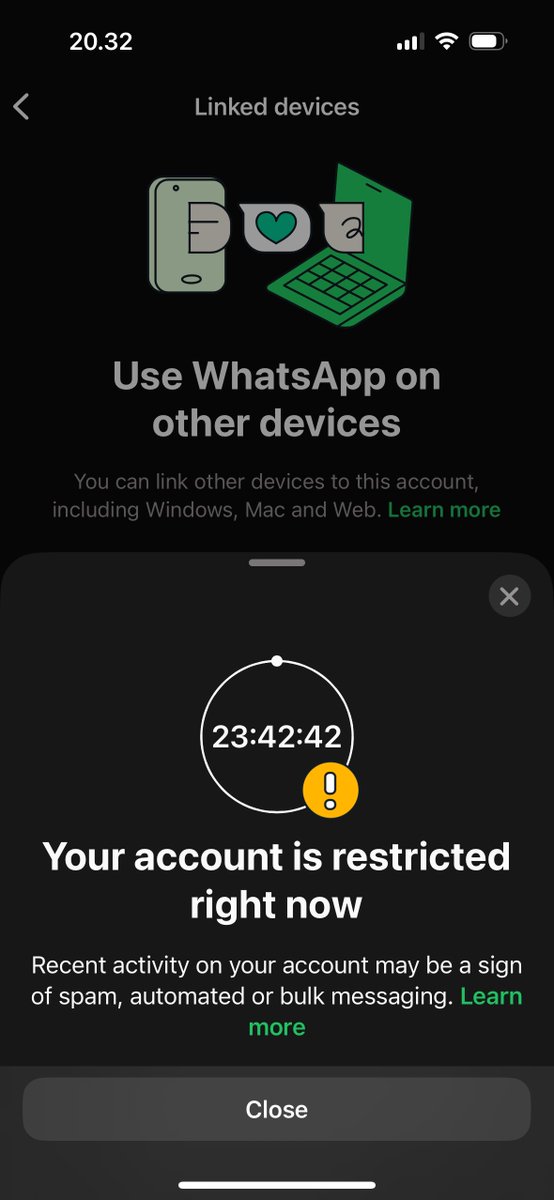Kok bisa sehari sekali kena restricted 😭😭😭