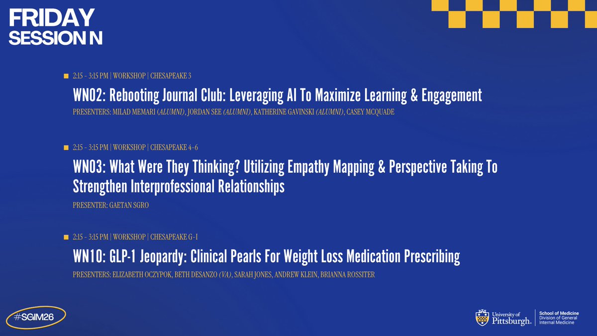 Pitt General Internal Medicine tweet media