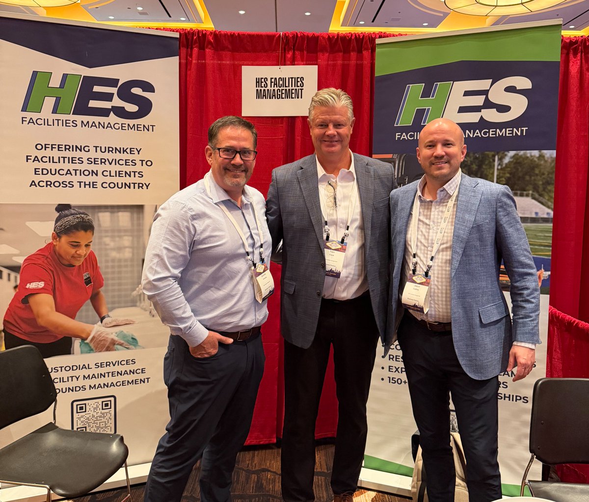 HESfacilities's tweet photo. We are enjoying our time at @WACUBO in Vegas, talking to higher education institutions about how HES can enhance their campus facilities. Come by booth # 103 today before 2:45 pm! #facilitiesmanagement #campusfacilities #educationfacilities https://t.co/jLsmzoflfj