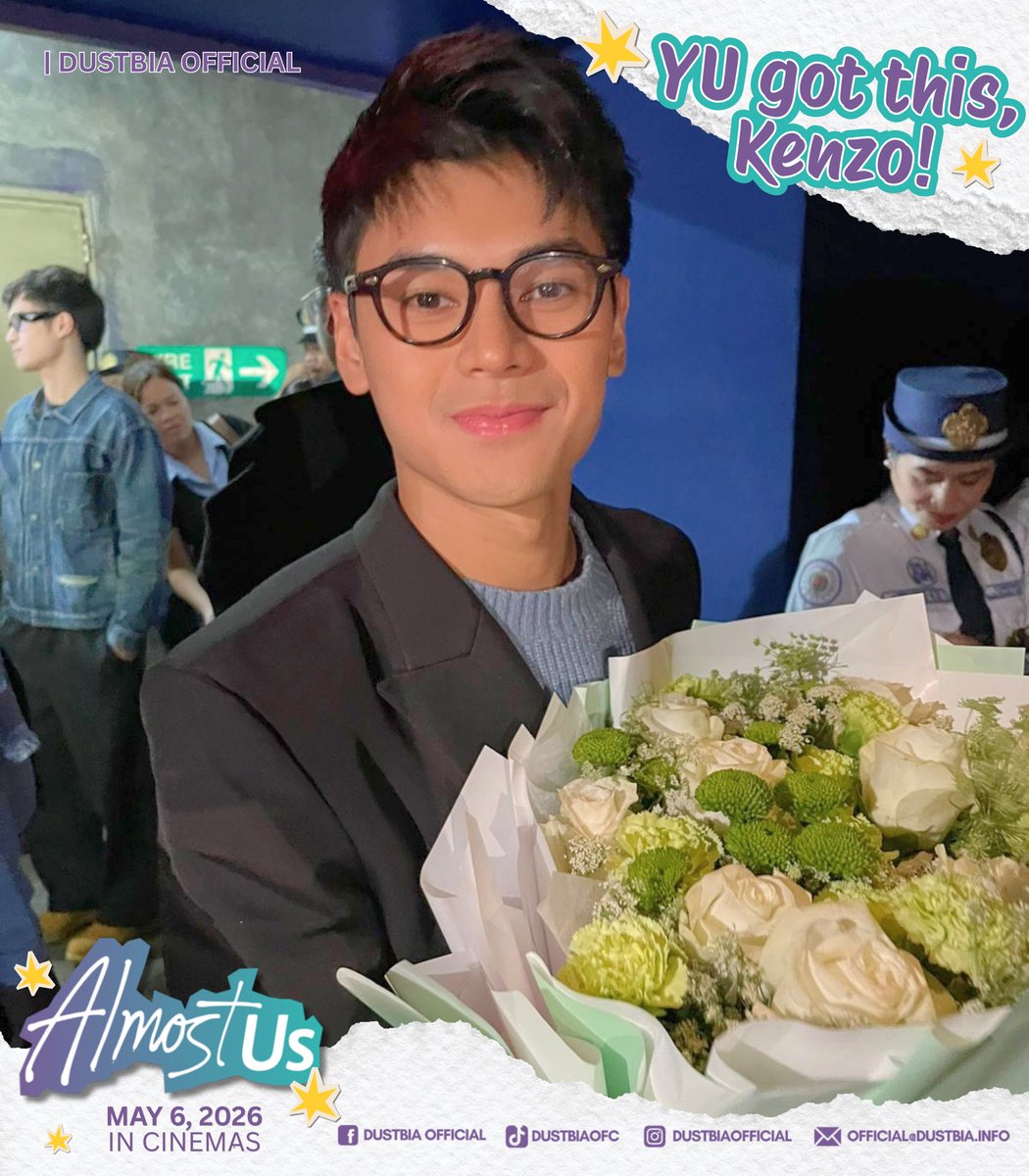 𝐀 𝐍𝐈𝐆𝐇𝐓 𝐓𝐎 𝐑𝐄𝐌𝐄𝐌𝐁𝐄𝐑 𝐅𝐎𝐑 𝐊𝐄𝐍𝐙𝐎

After the premiere night of 𝘼𝙡𝙢𝙤𝙨𝙩 𝙐𝙨, a bouquet was given to 𝗗𝘂𝘀𝘁𝗶𝗻 𝗬𝘂 in celebration of his role as 𝗞𝗲𝗻𝘇𝗼 in the film.

It was a simple but meaningful gesture of congratulations, recognizing his effort